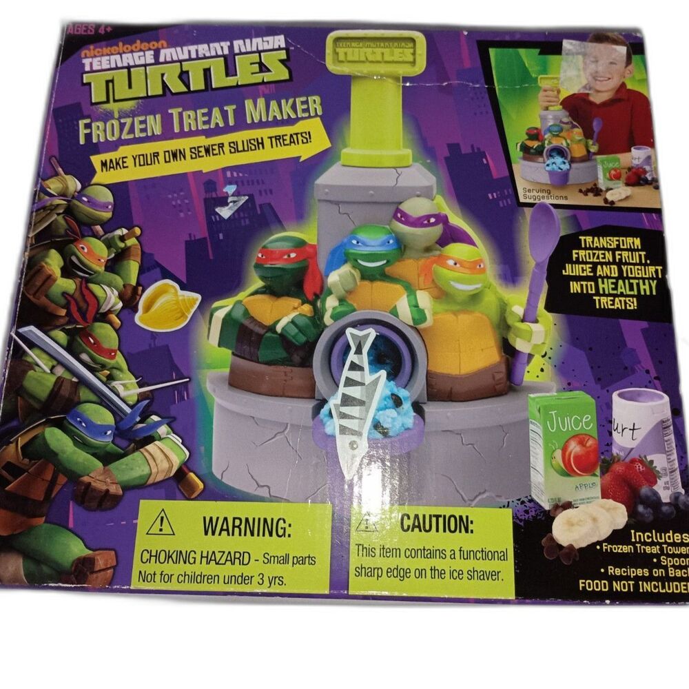 Vintage -Nickelodeon 2013 Teenage Mutant Ninja Turtles Frozen Treat Maker (Used)